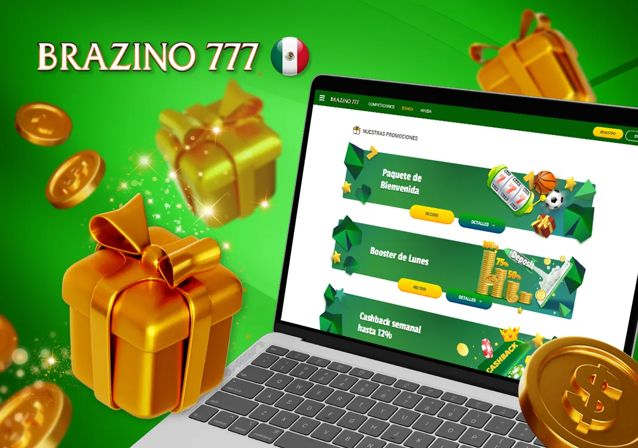 Descripción detallada del programa de bonificación para cada nuevo jugador.