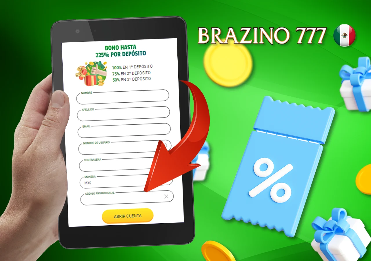 Un código promocional es un conjunto de caracteres que te permite obtener una bonificación adicional a tus ganancias