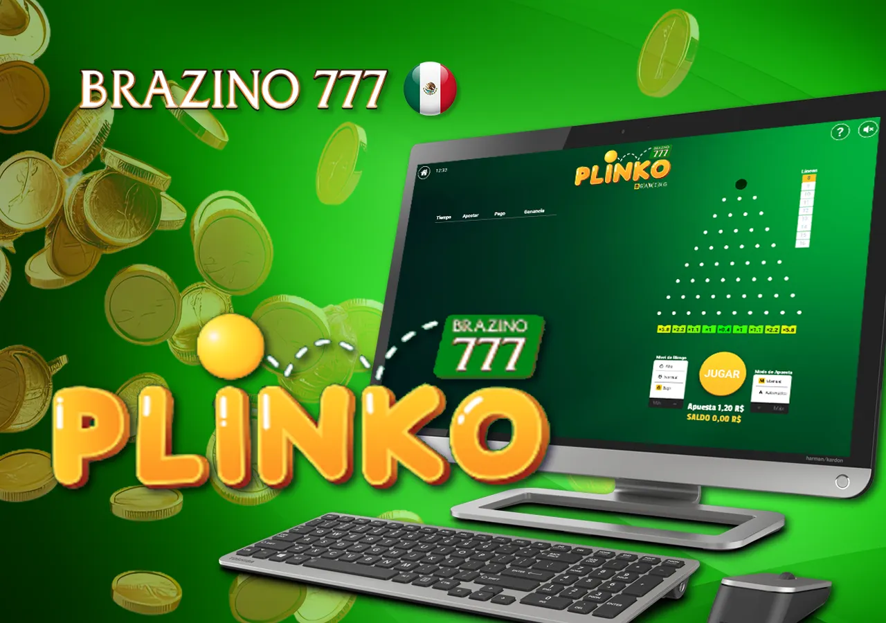 Plinko es un juego muy popular con una interfaz sencilla.