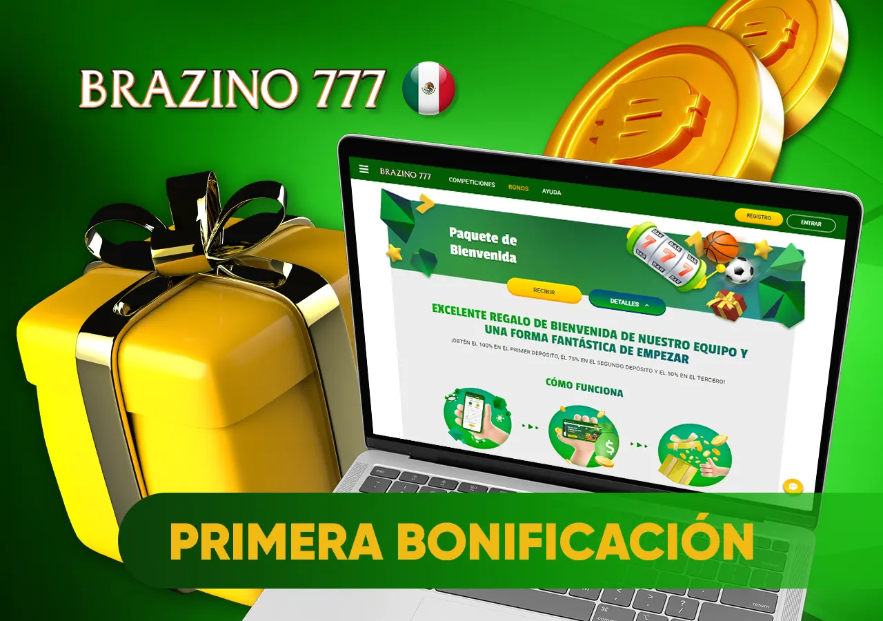 Deposita por primera vez y consigue una bonificación