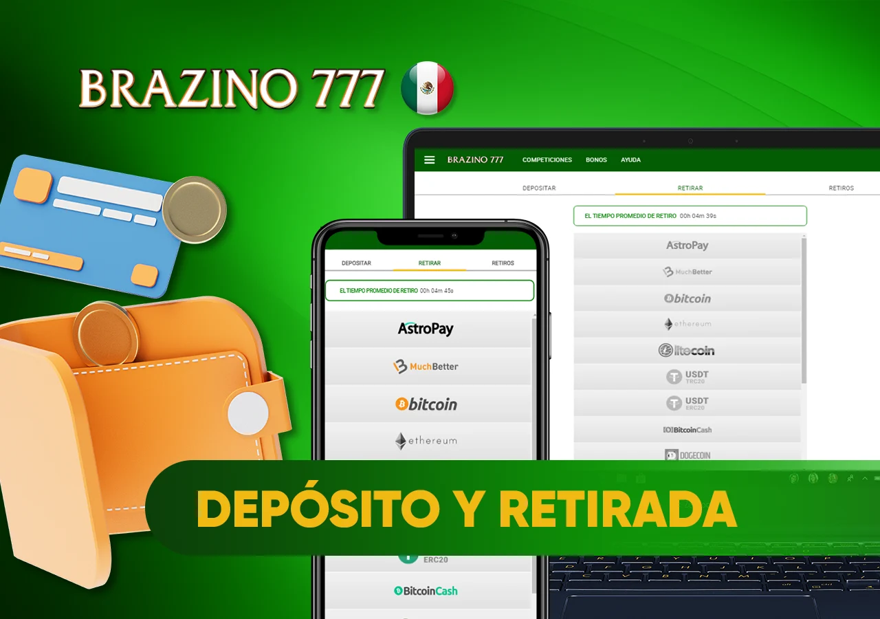 Descripción de los numerosos métodos de pago