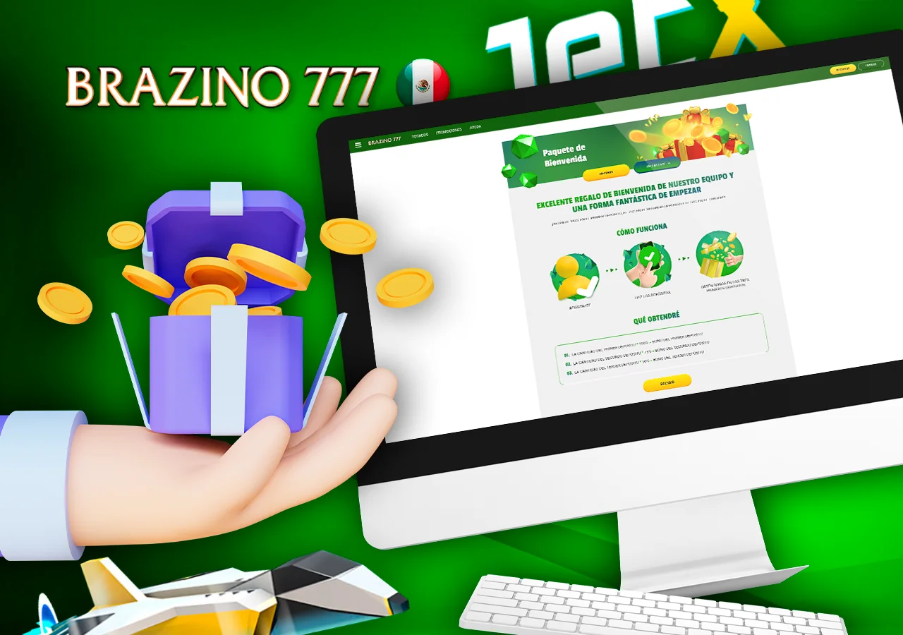 Oferta de bienvenida para nuevos jugadores, con detalles sobre requisitos y beneficios